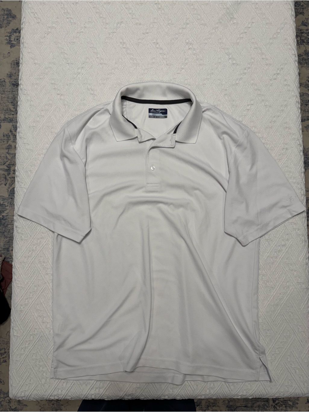 Hogan White Men's Polo With Subtle Contrast Trim